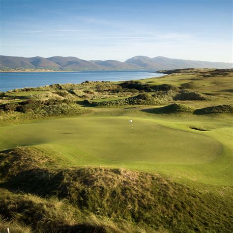 Dooks golf club - The approach to the first green at Dooks Golf Club near Glenbeigh in Co Kerry. The biggest mover in the top 30, Dooks is up three places to 24th. Thu, 11 Mar, 2021 - 15:11.